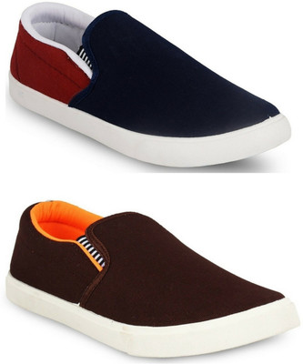 

Hotstyle 2-Pair Combo Loafers For Men(Multicolor