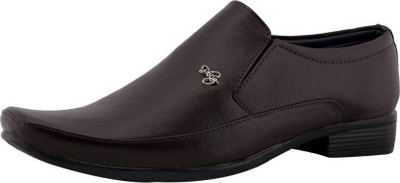 

kempace elegant brown formal 121 Slip On For Men(Brown