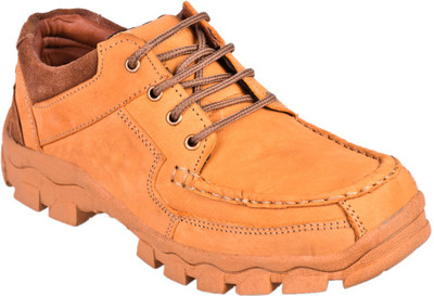 

FASHION TRICK Leather Casual Boots For Men(Tan