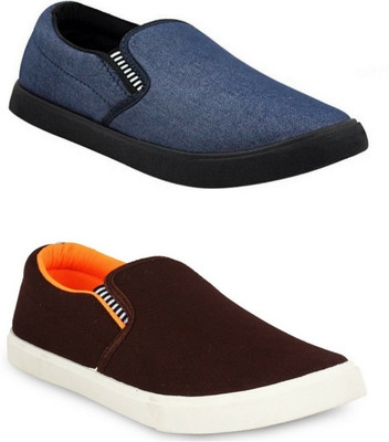 

Hotstyle 2-Pair Combo Loafers For Men(Multicolor