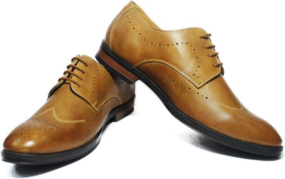 

BLUE FOX Lace Up For Men(Tan, Camel