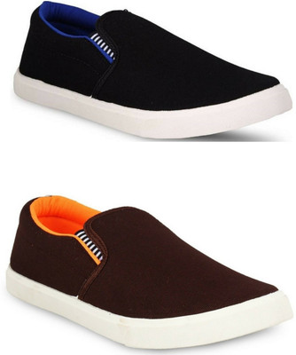 

Hotstyle 2-Pair Combo Loafers For Men(Multicolor