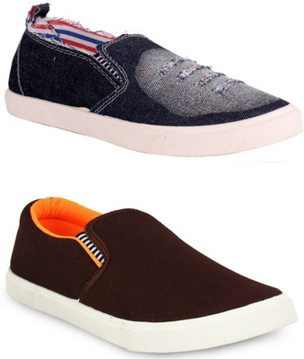

Hotstyle 2-Pair Combo Loafers For Men(Multicolor