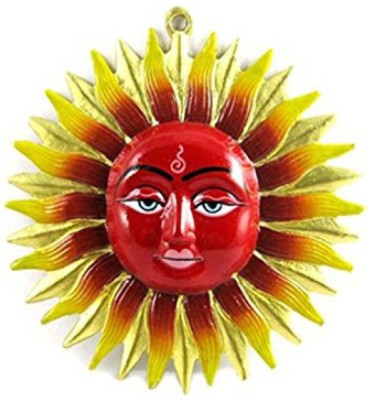 S.S Collection Vastu Feng Shui Surya Shakti For Manipulate Outside Negative Energy Decorative Showpiece  -  5 cm(Iron, Multicolor)