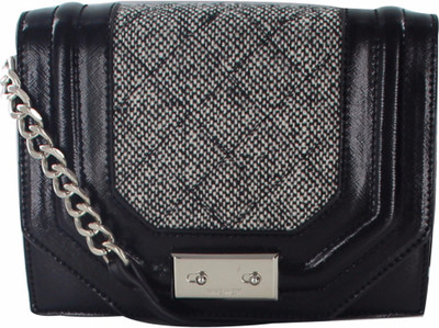 

Nine West Women Evening/Party Black PU Sling Bag