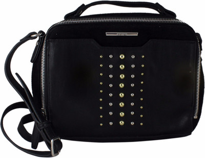 

Nine West Women Casual Black PU Sling Bag