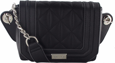 

Nine West Women Evening/Party Black PU Sling Bag