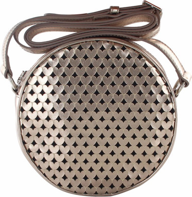 

Nine West Women Casual Gold PU Sling Bag