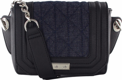 

Nine West Women Evening/Party Black, Blue PU Sling Bag