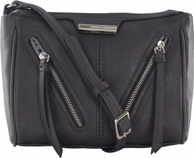 

Nine West Women Casual Black PU Sling Bag