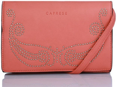

Caprese Girls Casual Pink PU Sling Bag