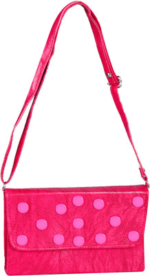 

Howdy Women Casual Pink PU Sling Bag