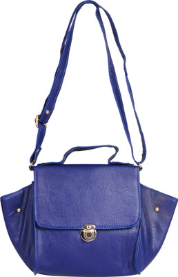

Howdy Women Casual Blue PU Sling Bag