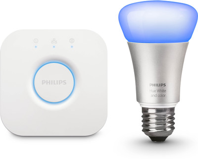 Philips Hue Mini Starter Kit with 10-Watt E27 Bulb (White Ambiance, Color Ambiance)