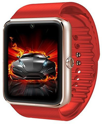 

Life Like GT08 Bluetooth with sim & Tf card slot RED Smartwatch(Red Strap Regular)