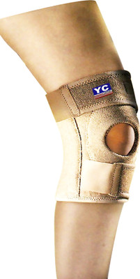 Baseus B YC Knee Support 6056 Stays Knee Brace and supporter for surgical and Sports Activity Like Hockey, Bike, Crossfit and Provides Relif from Joint Pain Knee, Calf & Thigh Support (XL, Beige) available at flipkart for Rs.350