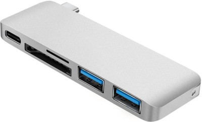 

Microware Type-C Card Reader & Hub Card Reader Type-C USB 3.0 Hub (Grey) MCS-S-8956 USB Hub(Grey)
