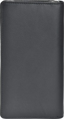 

F&T Women Casual Grey Genuine Leather Document Holder(4 Card Slots), Black