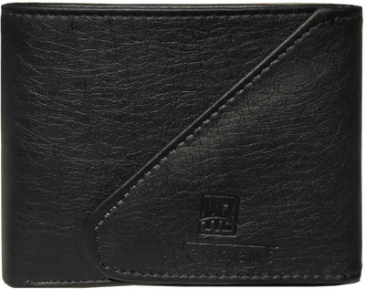 

Wenzest Men Black Artificial Leather Wallet(5 Card Slots)