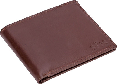 

Da STEPS Men Brown Genuine Leather Wallet(6 Card Slots)