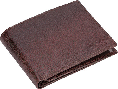 

Da STEPS Men Brown Genuine Leather Wallet(6 Card Slots)