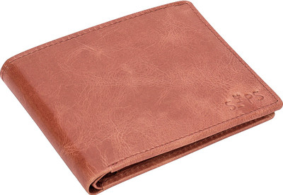 

Da STEPS Men Beige Genuine Leather Wallet(6 Card Slots), Badge