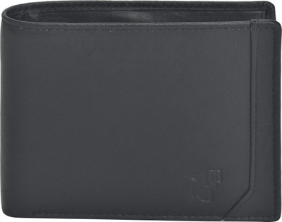

F&T Men Black Genuine Leather Wallet(6 Card Slots)