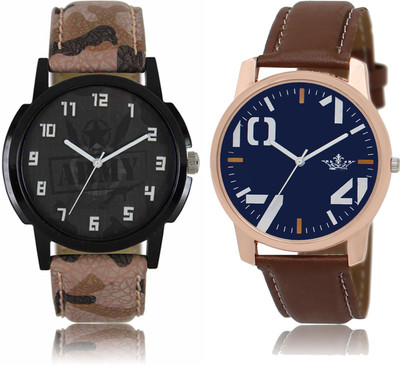 

SRK ENTERPRISE Attractive Look Printed Dial Men Watch Combo LR 03 _ LD 03 Watch - For Men
