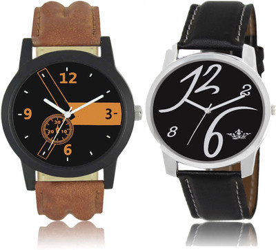 

SRK ENTERPRISE Attractive Look Printed Dial Men Watch Combo LR 01 _ LD 02 Watch - For Men