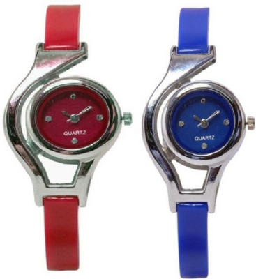 

Eiffel Time Blue + Red world cup stylish Watch - For Girls