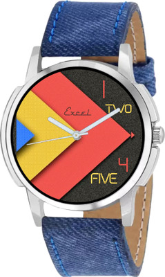 

Excel Denim Abastract Stylish Dial For Mens & Boys Watch - For Men