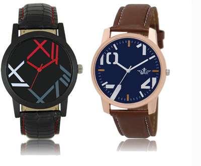 

SRK ENTERPRISE Attractive Look Printed Dial Men Watch Combo LR 012 _ LD 03 Watch - For Men