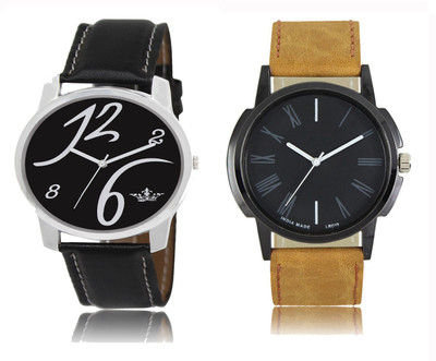

SRK ENTERPRISE Attractive Look Printed Dial Men Watch Combo LR 019 _ LD 02 Watch - For Men