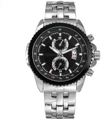 

VILAM Black Case Stainless Steel Band Men Analog Wrist Watch Watch - For Men
