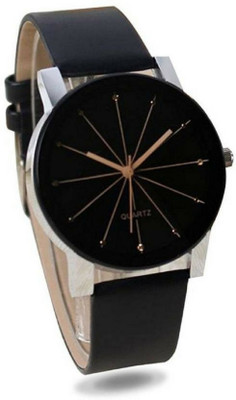 

Bhavy Black Strap Shepherd Style Designer Watch - For Girls