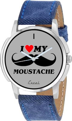 

Excel Denim I Love My Mustache For Mens & Boys Watch - For Men