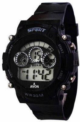 

T TOPLINE New StylishDigital Blue-SkyBlue 7 Lights Boys watch JT-001 Watch - For Boys