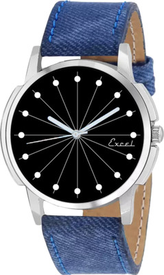 

Excel Abastract Black Dial Watch For Mens & Boys Watch - For Men