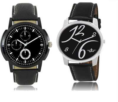 

SRK ENTERPRISE Attractive Look Printed Dial Men Watch Combo LR 013 _ LD 02 Watch - For Men