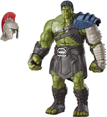 

Toy Mela Marvel Avengers Thor 3 Ragnarok Hulk Robert Bruce Banner PVC Action Figure Collectible Model Toy 14.5 inch(Multicolor)