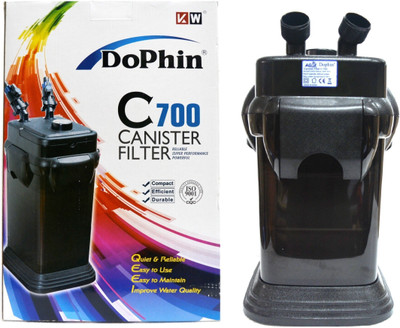 

Dophin C-700 Powerful Canister Aquarium Filter(Mechanical Filtration for Salt Water and Fresh Water)