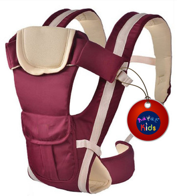 

Aayat Kids Premium Belt Safety 4 in 1 position Care 12 Baby Carrier(Multicolor, Front carry facing out)