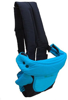 

RIMJHIM TOYS Adjustable Hands-Free 4-In-1 imported Baby Carrier Bag Baby Carrier(SKY BLUE, Black, Front Carry facing in), Black;sky blue