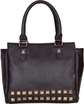 

Purseus Glitery Hand Bag Waterproof Shoulder Bag(Brown, 12 L)
