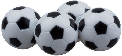 

Xerobic High Quality and Durable Table Soccer Balls Black & White for Professionals or Casual Play Perfect Replacement Balls For Any Standard Foosball Table Foosball(Pack of 4, White, Black)