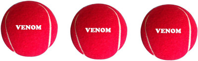 

Venom 3 PIECES RED CRICKET TENNIS BALLS Tennis Ball(Pack of 3, Red)