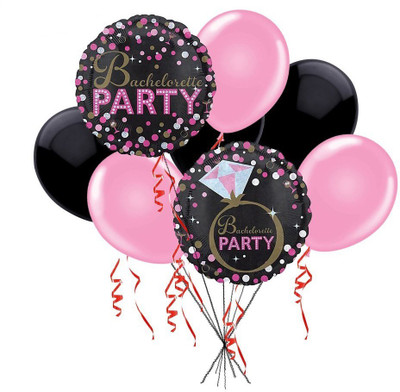 

PARTY PROPZ Printed Bachelorette Party Bride To Be Foil Balloon Combo Balloon(Multicolor, Pack of 27)