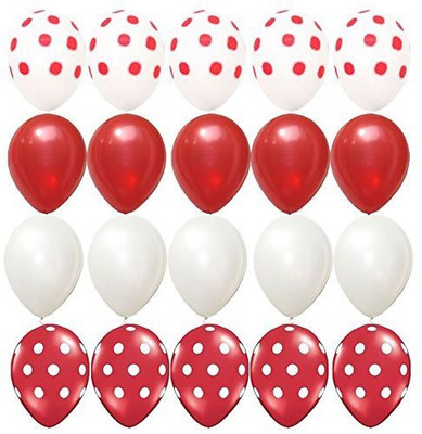 

PARTY PROPZ Printed Valentine party decoration balloon set of 80 / Valentine balloons / Valentine gifts for girlfriend / Valentine Day decoration Balloon(Multicolor, Pack of 80)