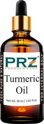 PRZ Turmeric Essential Oil (30ML) - Pure Natural & Therapeutic Grade Oil For Skin Care & Hair Care Hair Oil(30 ml)