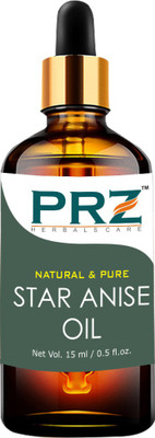 

PRZ Star Anise Essential Oil (15ML) - Pure Natural Aromatherapy & Therapeutic Grade Oil For Skin Care & Hair Care Hair Oil(15 ml)